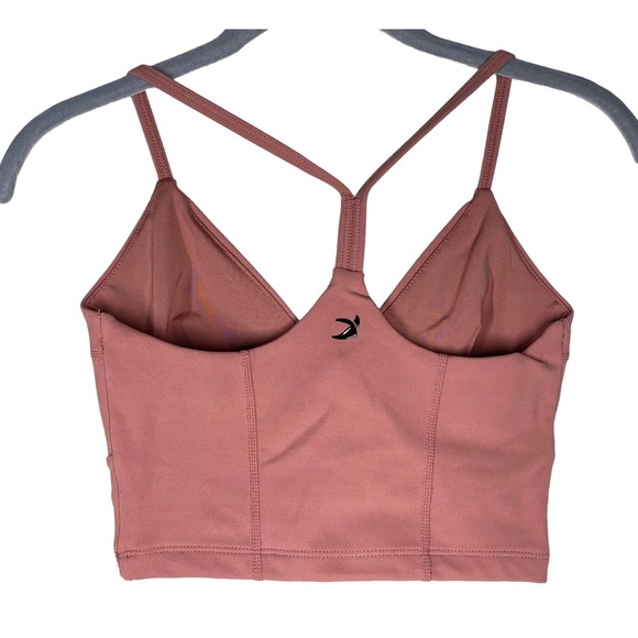 Glyder Forma 101 Contour Racerback Sport Bra Clay Pink Size XS NWT - Picture 4 of 7